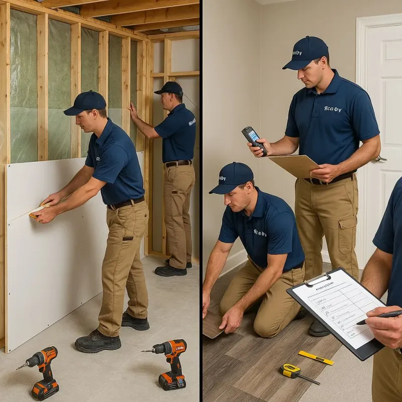 Repairs and Reconstruction process in Gallitzin, PA
